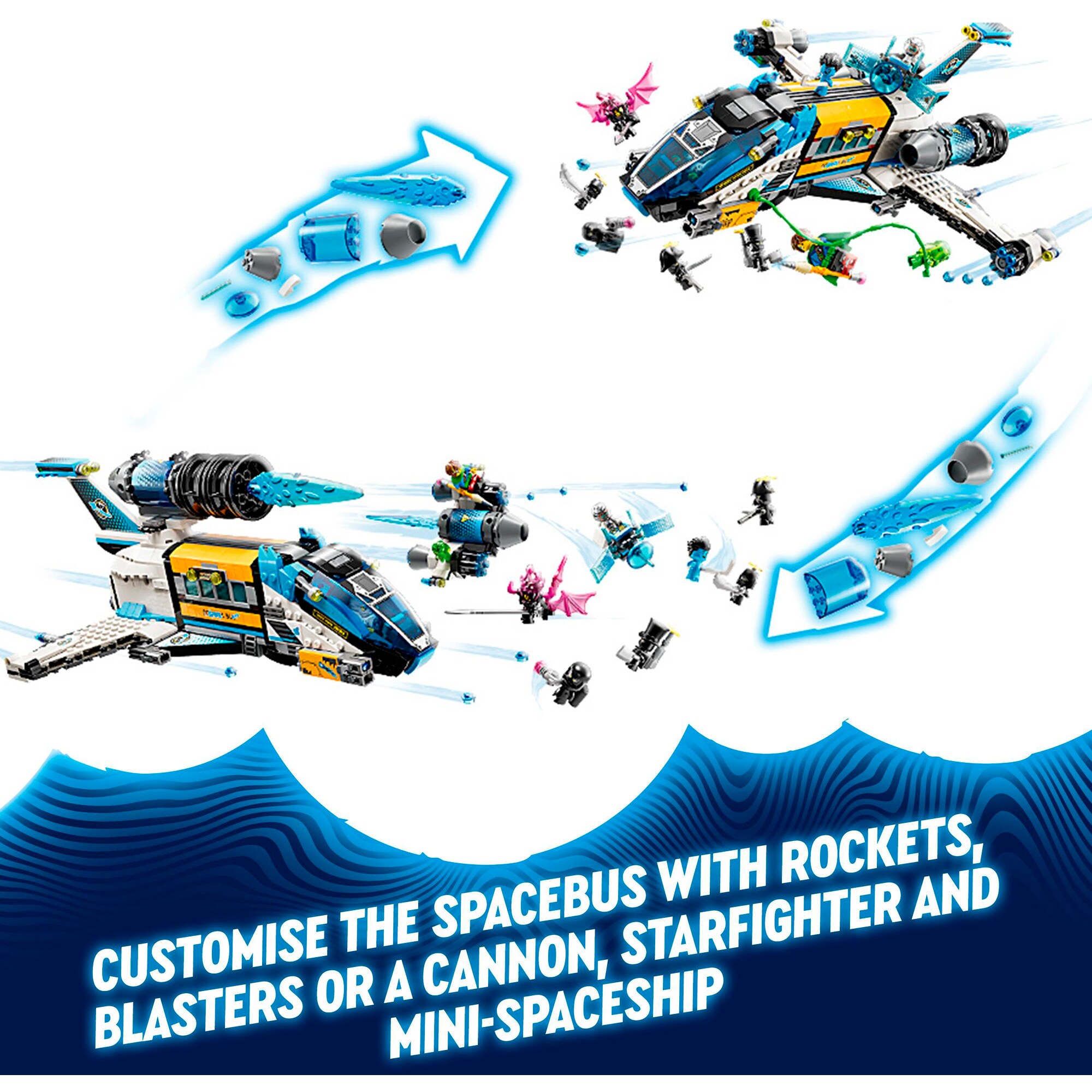 LEGO Konstruktionsspielzeug DREAMZzz Der Weltraumbus von Mr. Oz