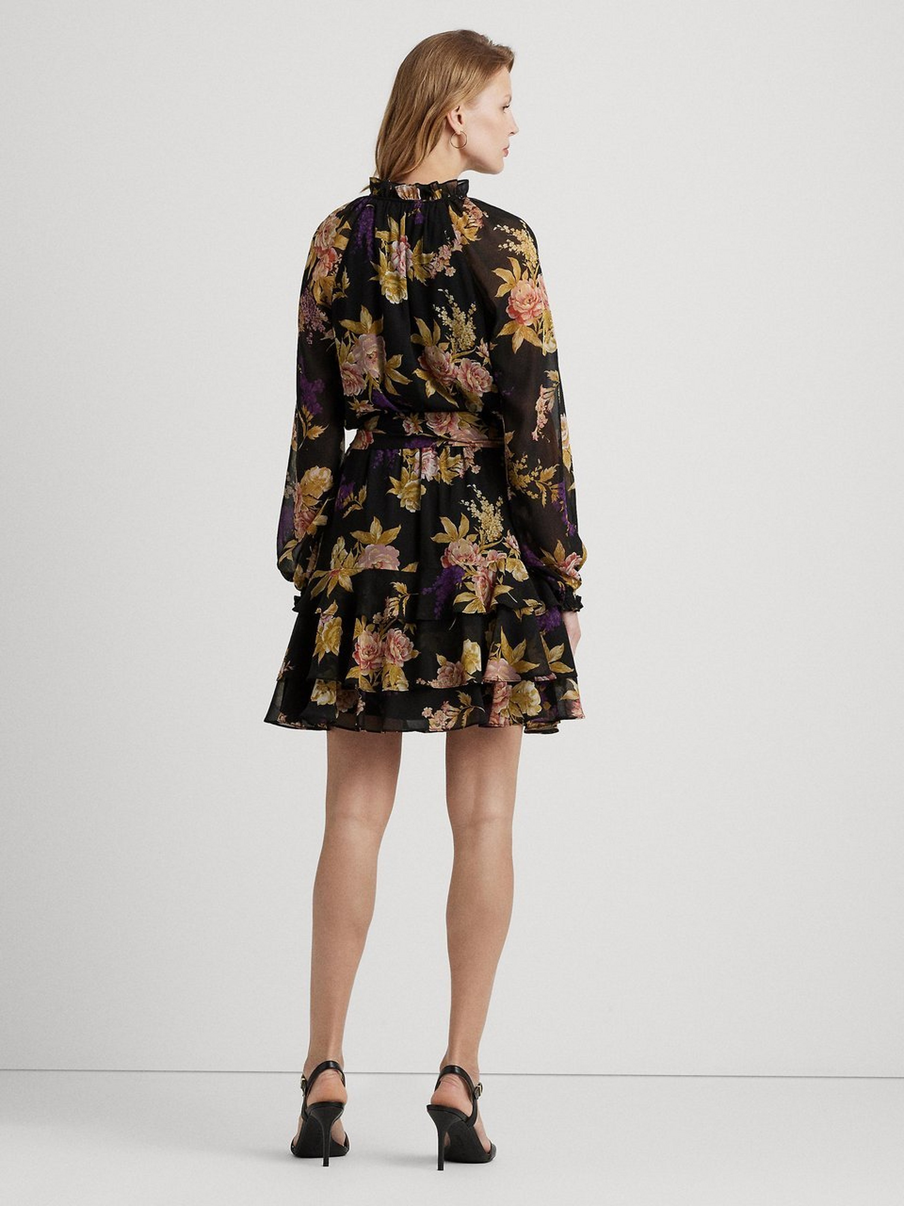 Kleid mit Blumen-Motiv