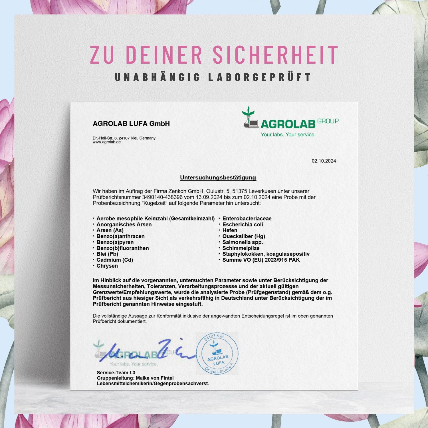 Kugelzeit mit Folsäure, Eisen & Jod - NATURTREU®