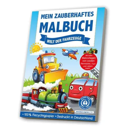 media Verlag Mein Zauberhaftes Malbuch - Welt der Fahrzeuge