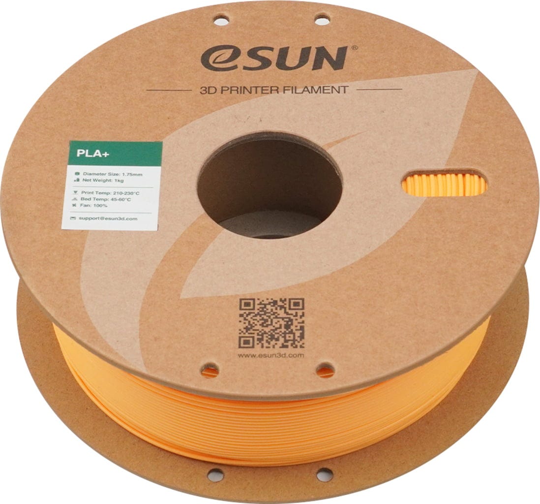 eSUN  PLA+ Apricot, 1,75 mm / 1000 g    PLA-Filament mit verbesserten physikalischen Eigenschaften in Apricot