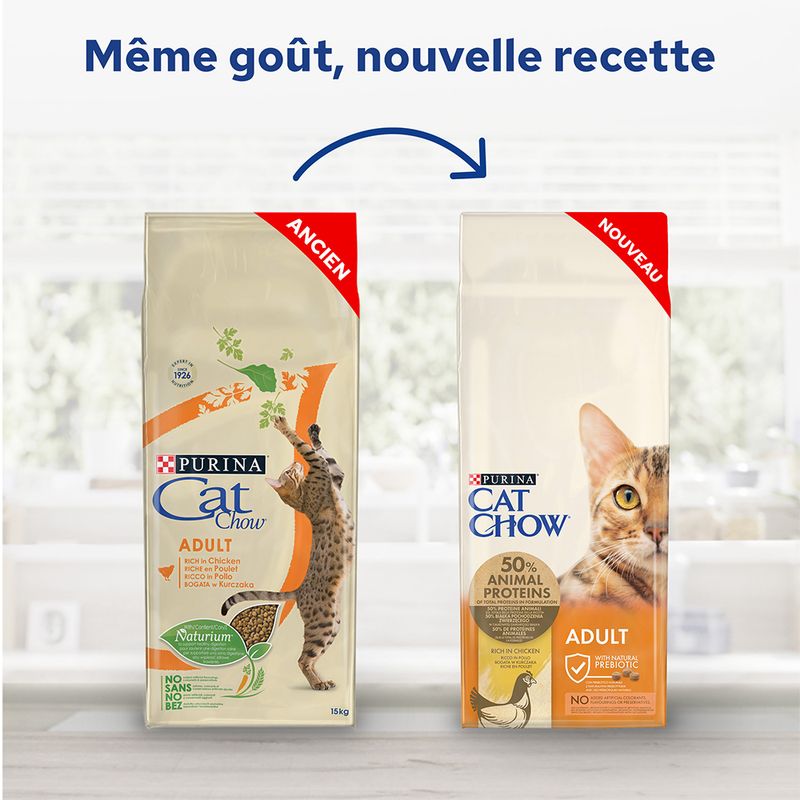 PURINA Cat Chow Adult, saumon & thon