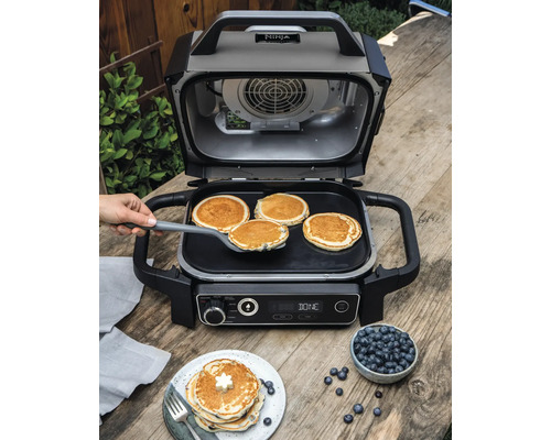 Ninja Woodfire Outdoor Elektrische Grill Heteluchtfriteuse Rookoven, 6 Kookfuncties, 2,4 kW Model OG701