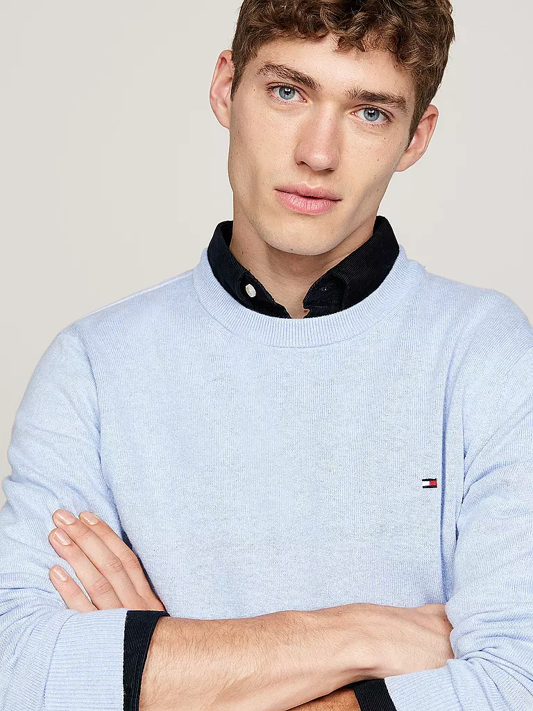 TOMMY HILFIGER Pullover hellblau