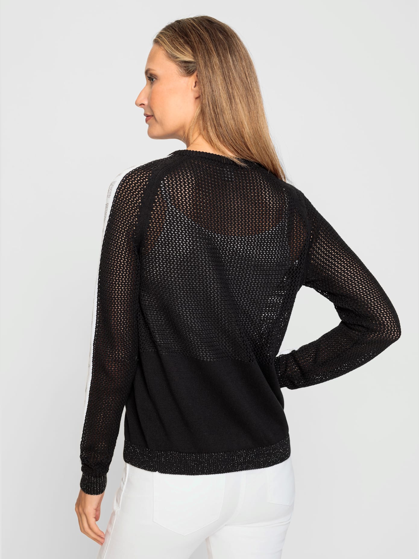 Veste en tricot mélange de tricots moderne