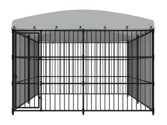 Chenil extérieur cage enclos 300 x 300 x 210 cm 02_0000449