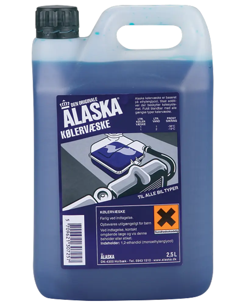 Alaska Kølervæske blå 2,5 L