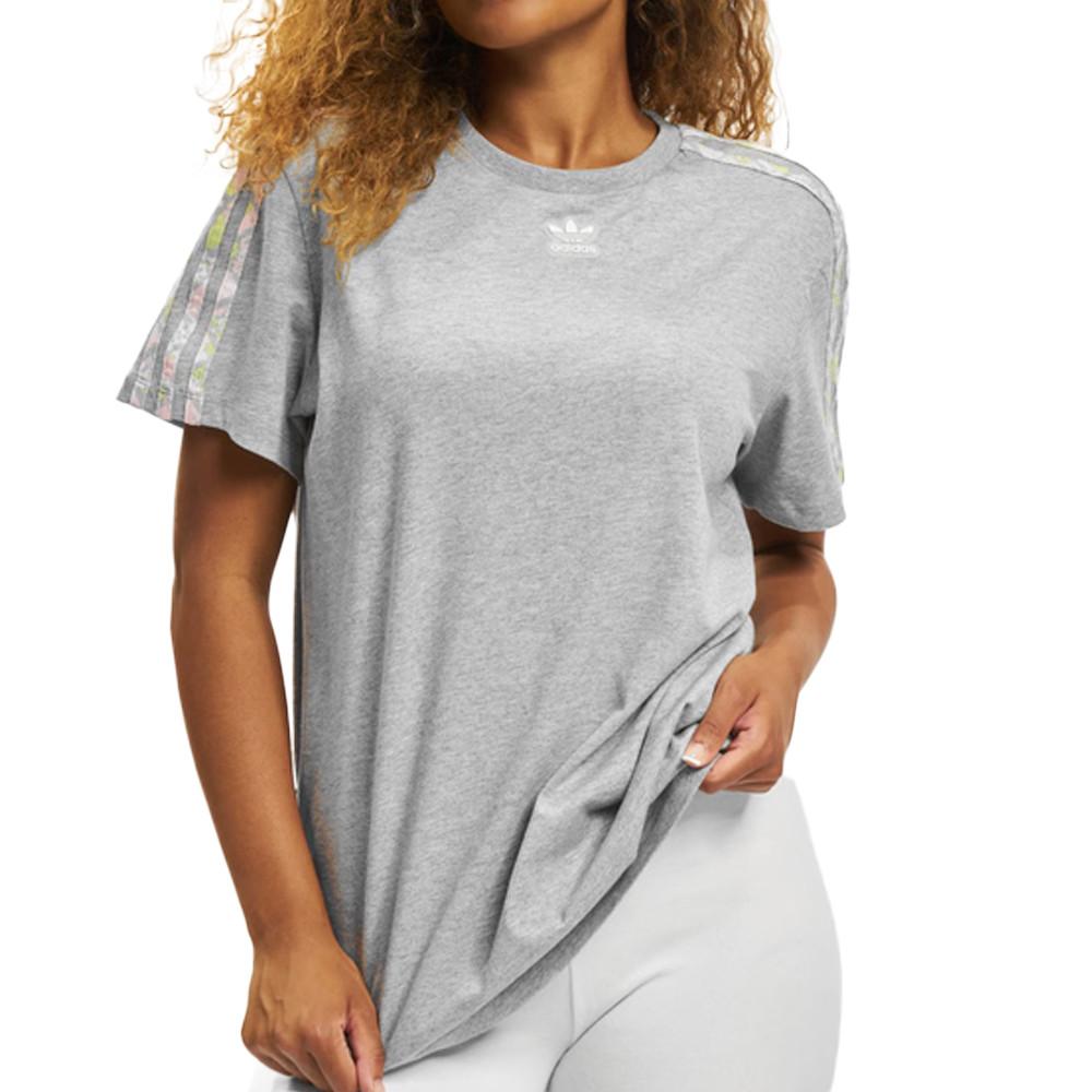 Adidas T-shirt Gris Femme Adidas Snake