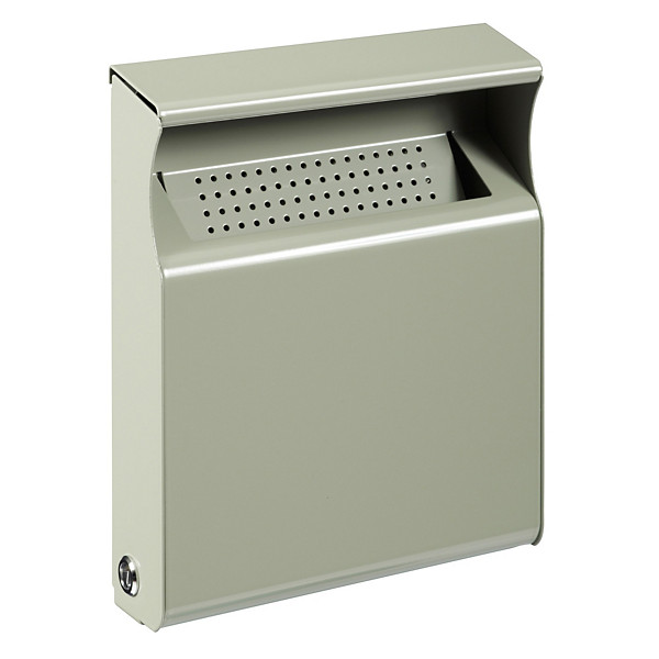 Cendrier mural Rossignol Kopa avec serrure 2 L gris ciment