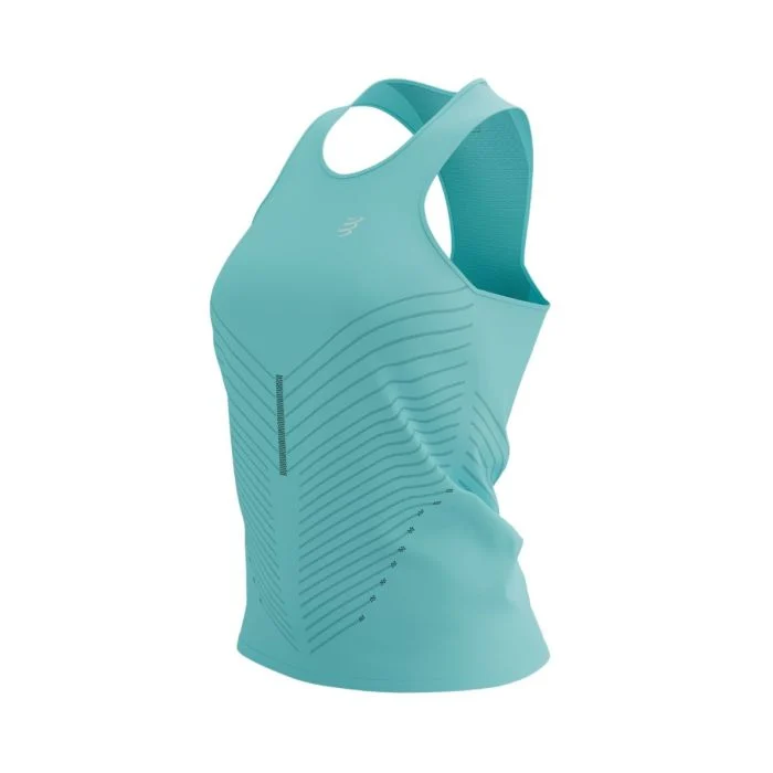 Compressport Dame Singletter Performance Singlet Blå