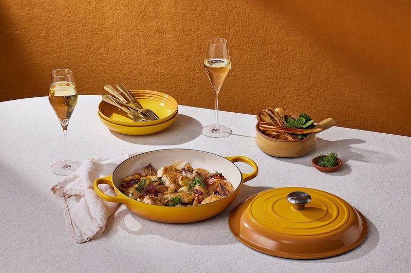 Le Creuset - Signature Campagnard Braadpan - Nectar - Gietijzer - 30 cm