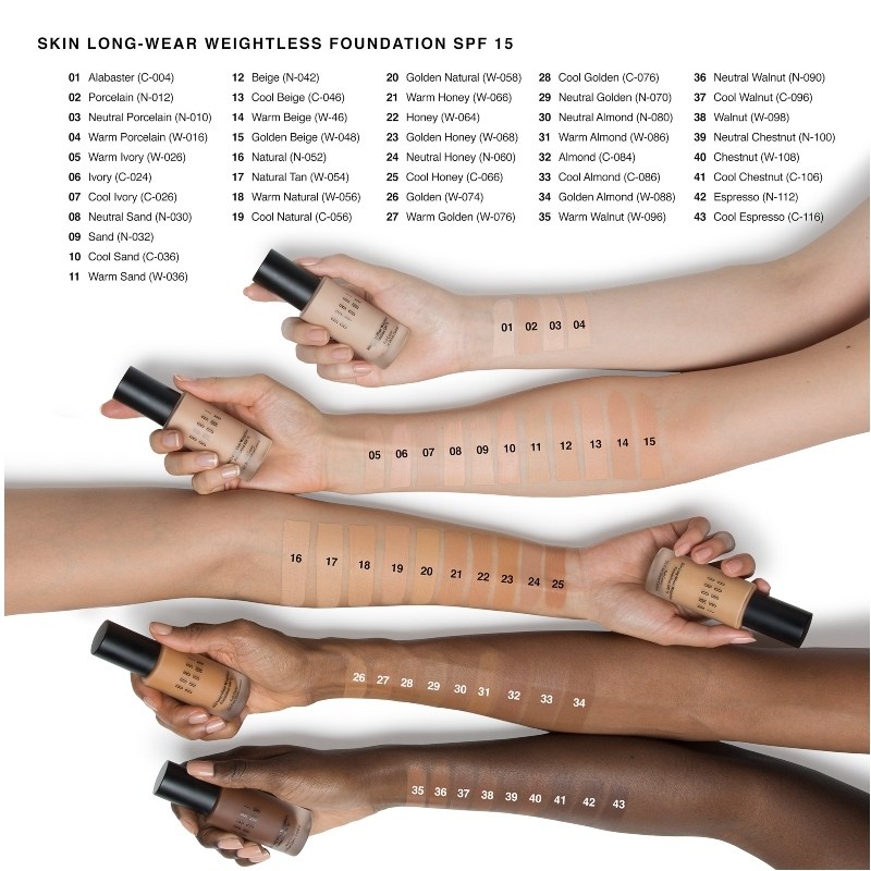 Bobbi Brown Skin Long-Wear Weightless Foundation SPF 15 - 30 ml - Ivory