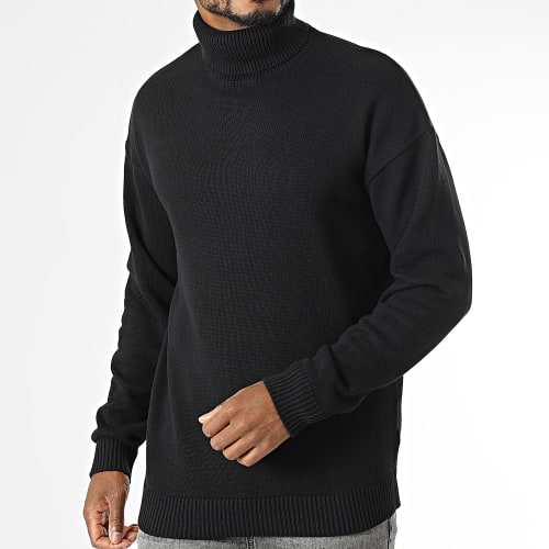 Pull Col Roulé Ban Life Noir