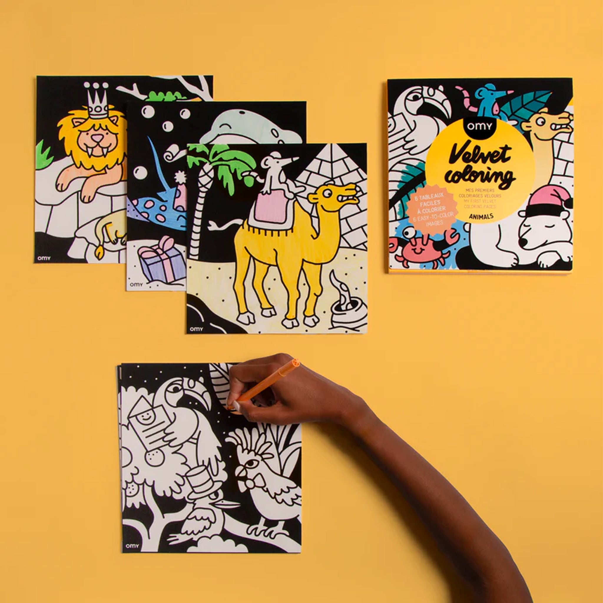Ausmalbilder Velvet Animals