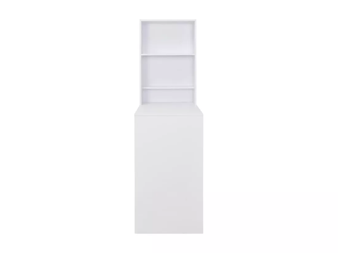 Table de bar avec armoire Blanc 115 x 59 x 200 cm