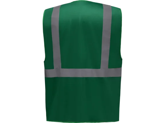 Gilet de travail RETRO multipoches vert