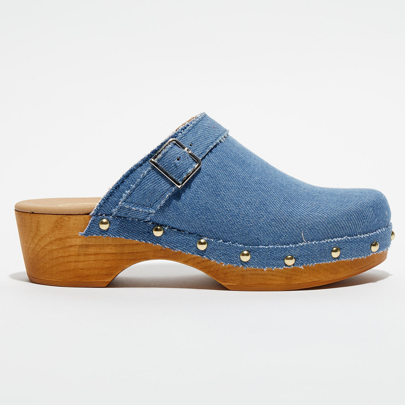Apologie Studio Sabots Léa denim - Talon 5 cm