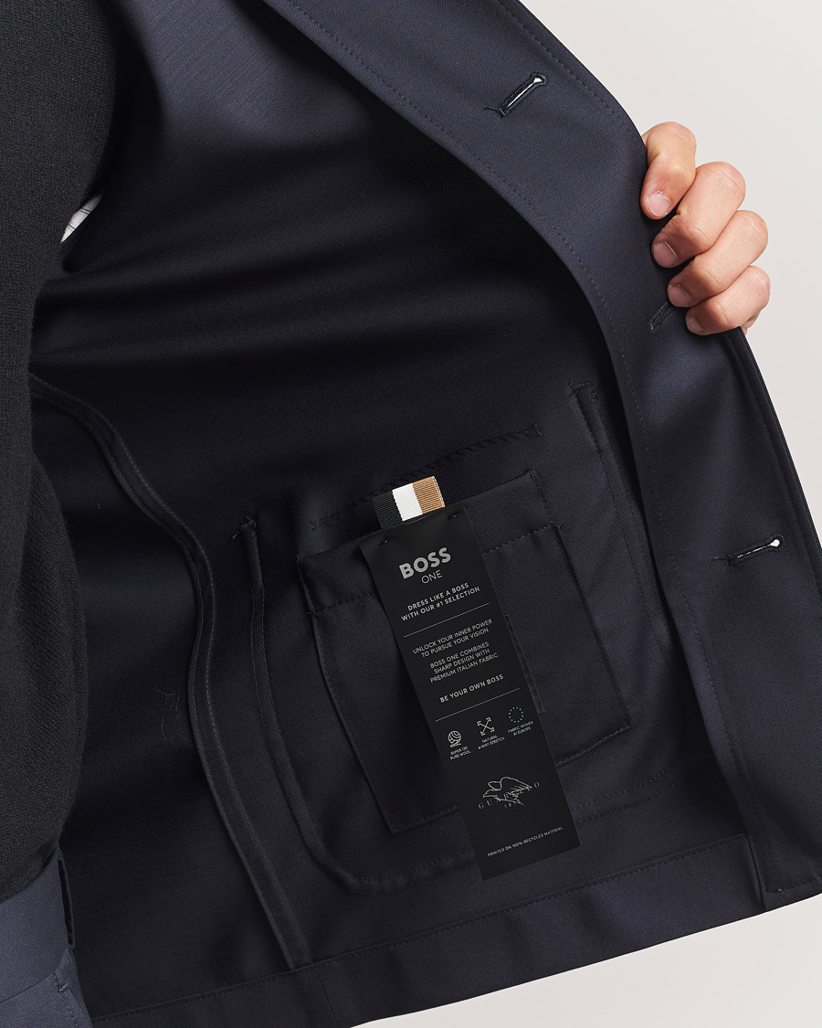 BOSS BLACK Carper Overshirt Dark Blue