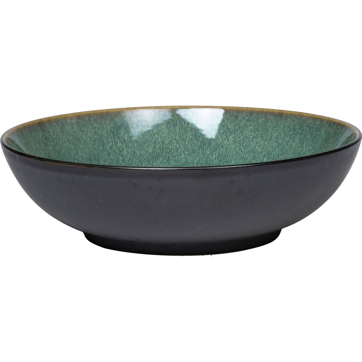 Salatskål 24 cm svart/grønn
