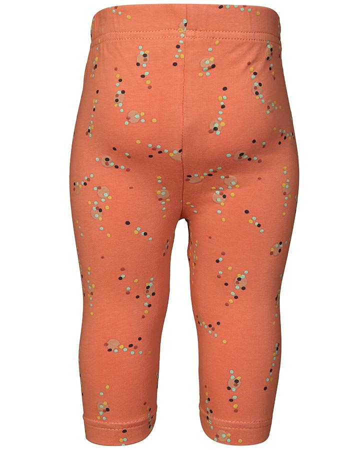 Leggings SPRING CONFETTI in terracotta