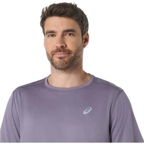 T-shirt running ASICS CORE SS TOP LAVENDER GREY