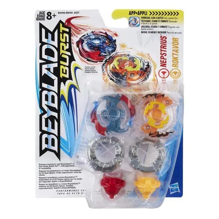 Hasbro Beyblade Burst Dual Pack Nepstrius & Roktavor