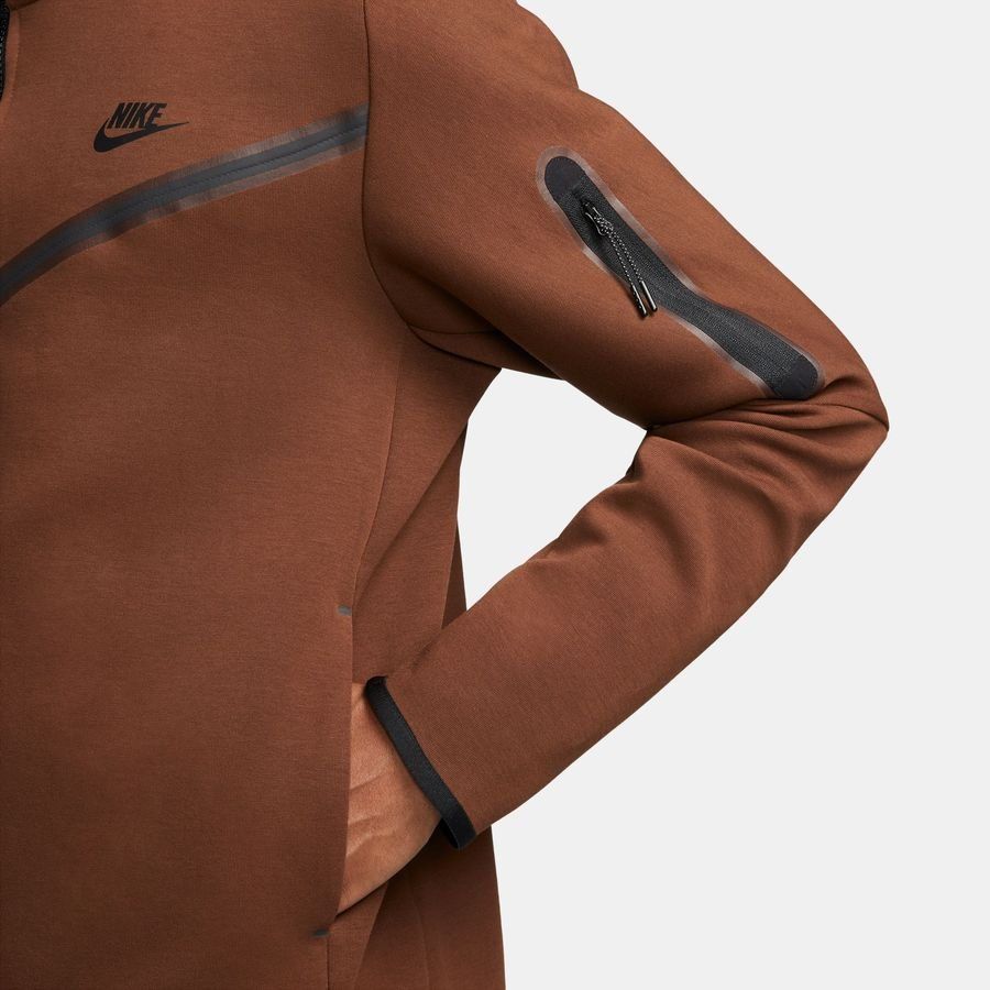 Nike Sweat à Capuche NSW Tech Fleece - Marron/Noir