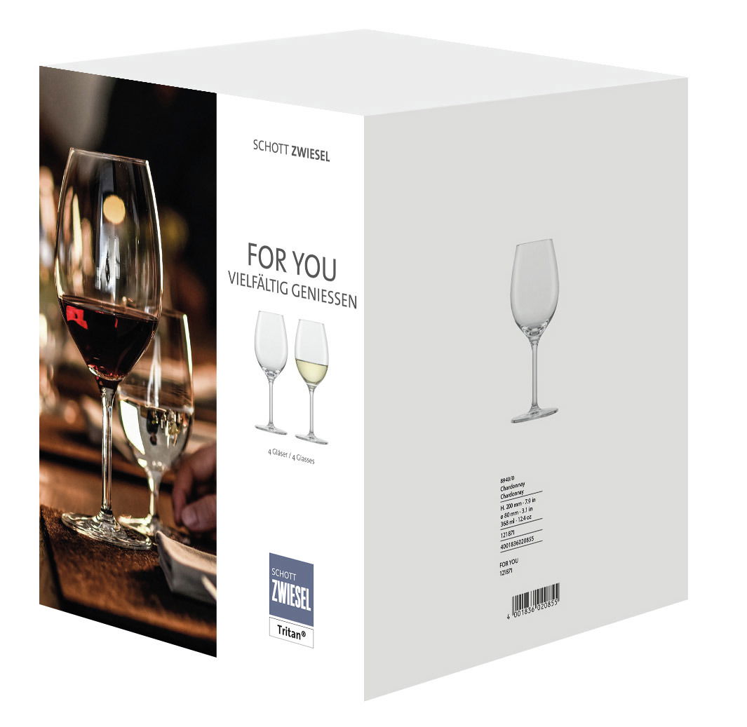 SCHOTT ZWIESEL Weißweinglas-Set 4-tlg For You