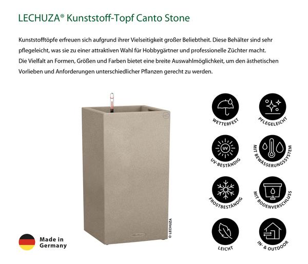 LECHUZA® Kunststoff-Topf Canto Stone,