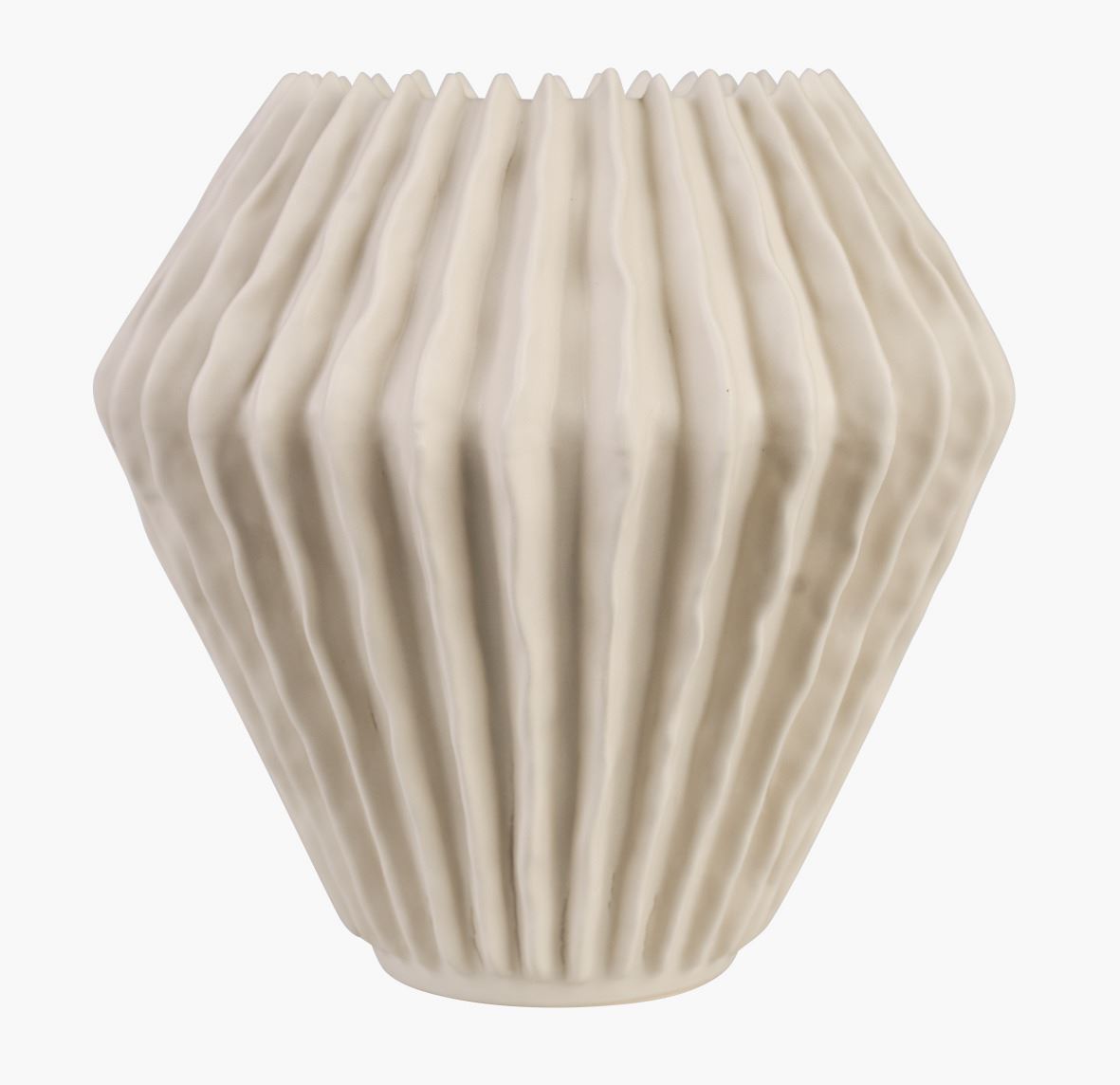Vase lys beige - 23x23x23,5 cm
