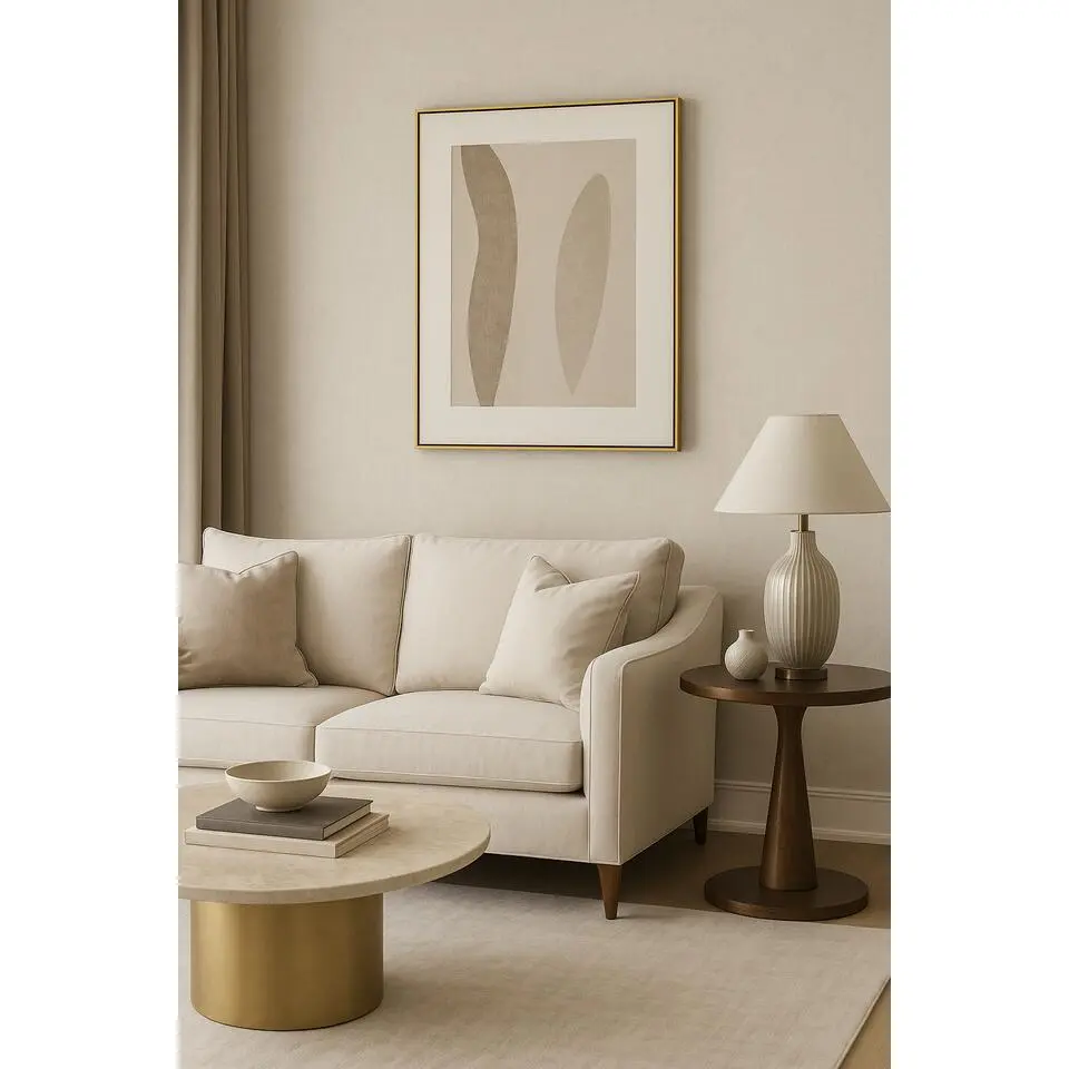 Dutch Wallcoverings Vliesbehang Linen & Textures uni - beige - 10,05m x 53cm
