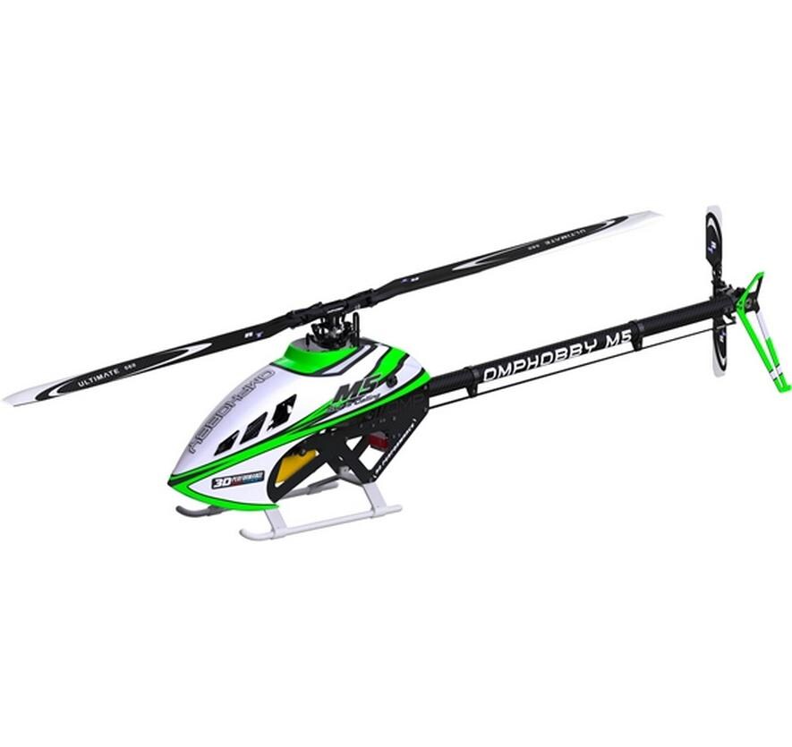 Helikopter M5 Aurora-Green Bausatz und Rotorblätter<br>M5 vielseitiger Modellheli