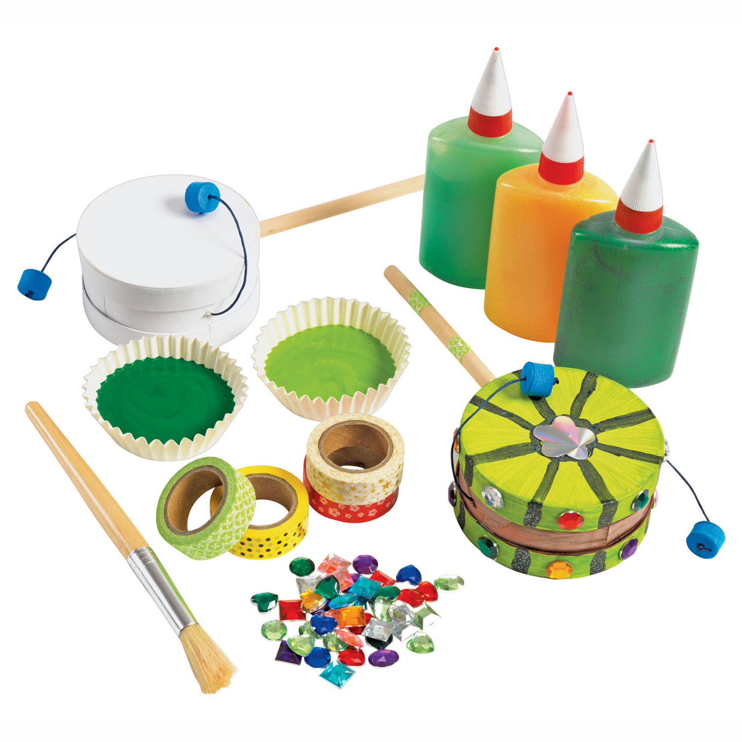 Colorations - Versier je eigen Apentrommel, Set van 12