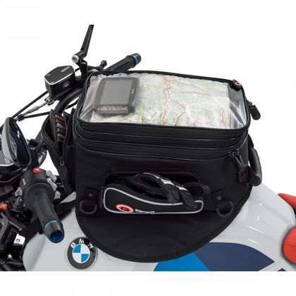 Sacoche réservoir Q Bag Tank Bag 01 magnet Strap (12 à 23 Litres) Universel - Noir