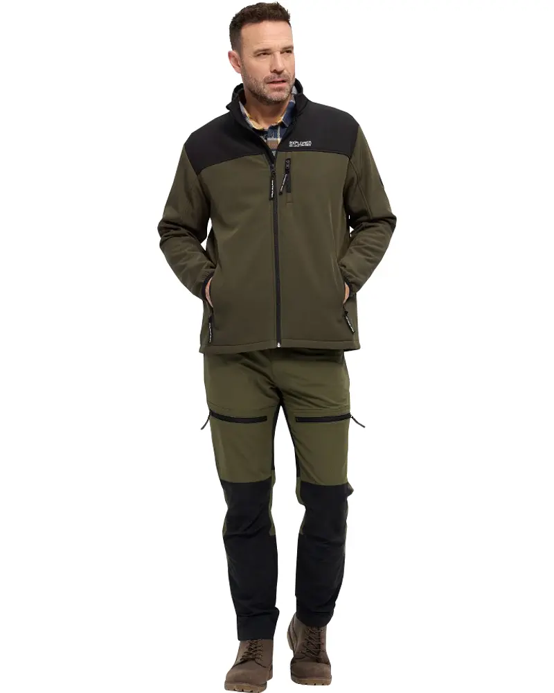 Softshell jakke - Grøn