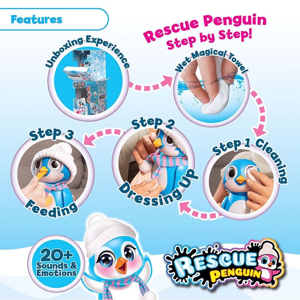 Silverlit - Rescue Penguin - Blå