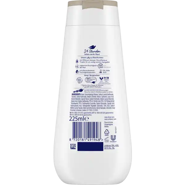 Duschcreme Advanced Care Seidig-Zart