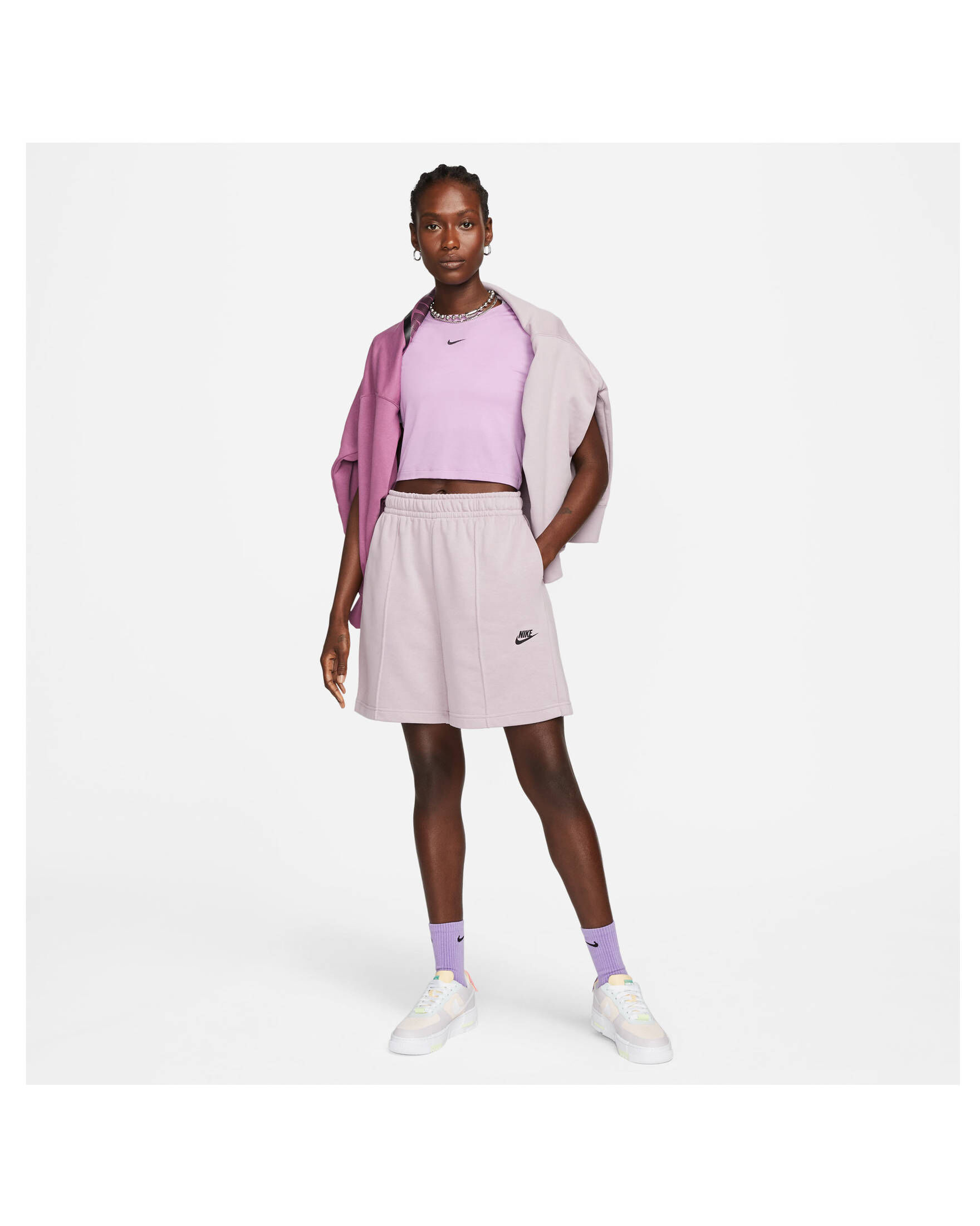 Nike Sportswear| Damen Sweatshorts Loose Fit High Rise