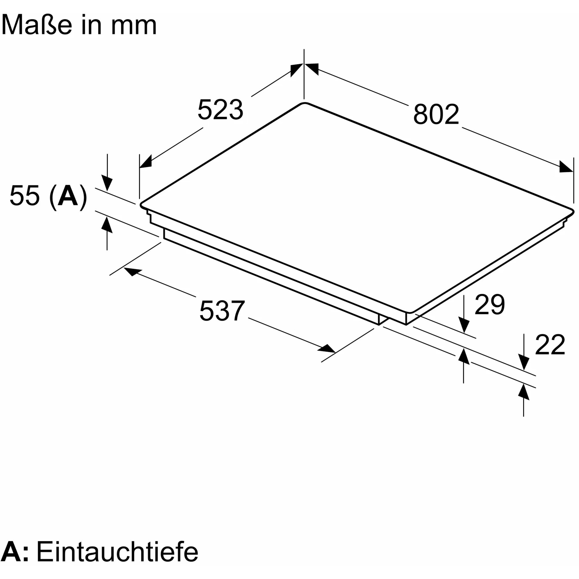 Bosch Autarkes Kochfeld PXE845HC1E Serie 6