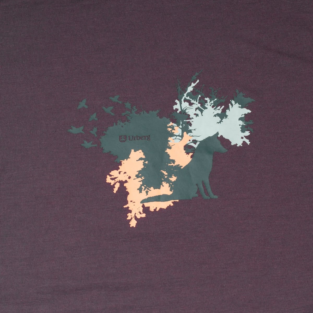 Urberg Juniors' Printed Tree Tee Huckleberry