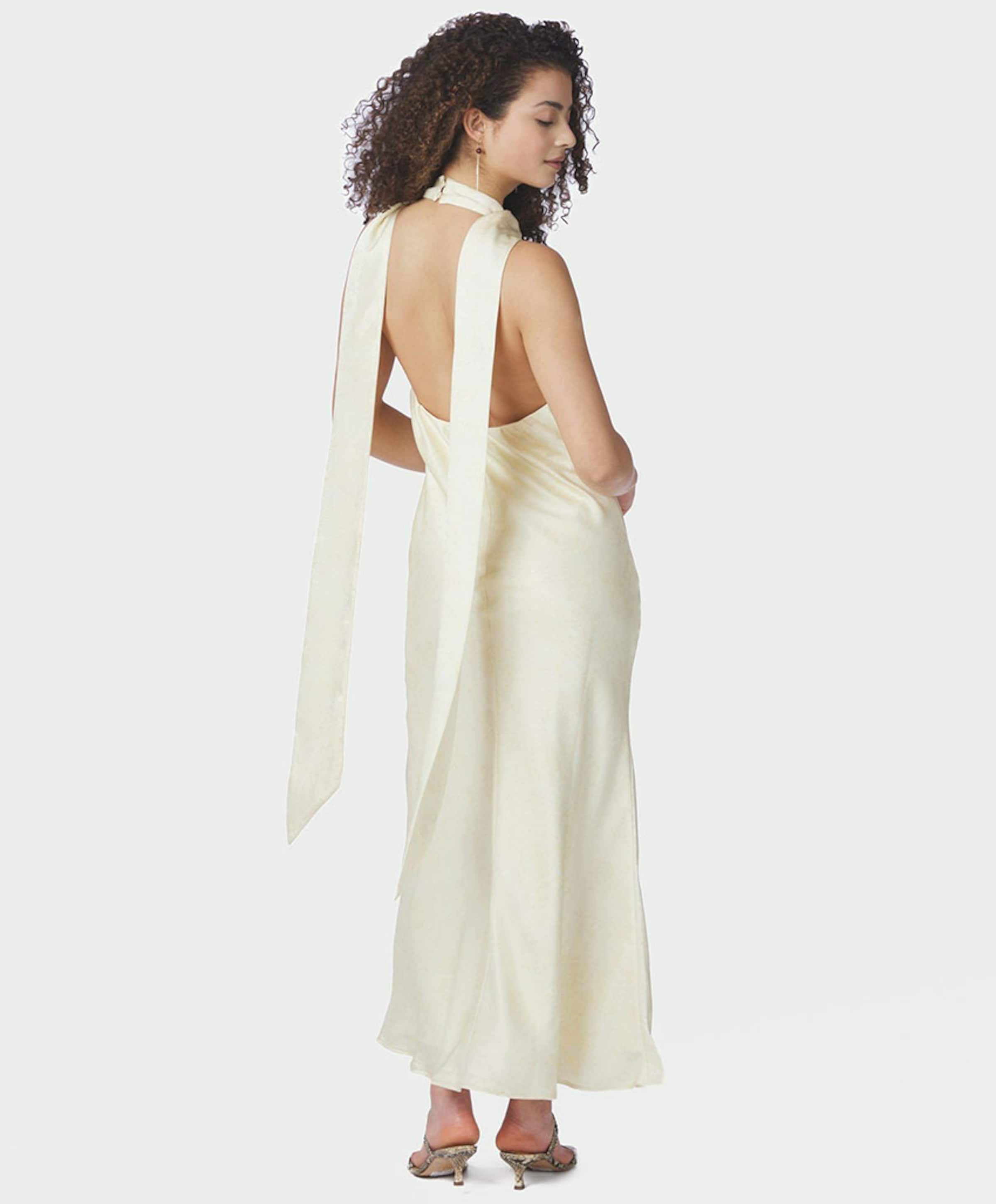 Neo Noir Dames jurk geel
