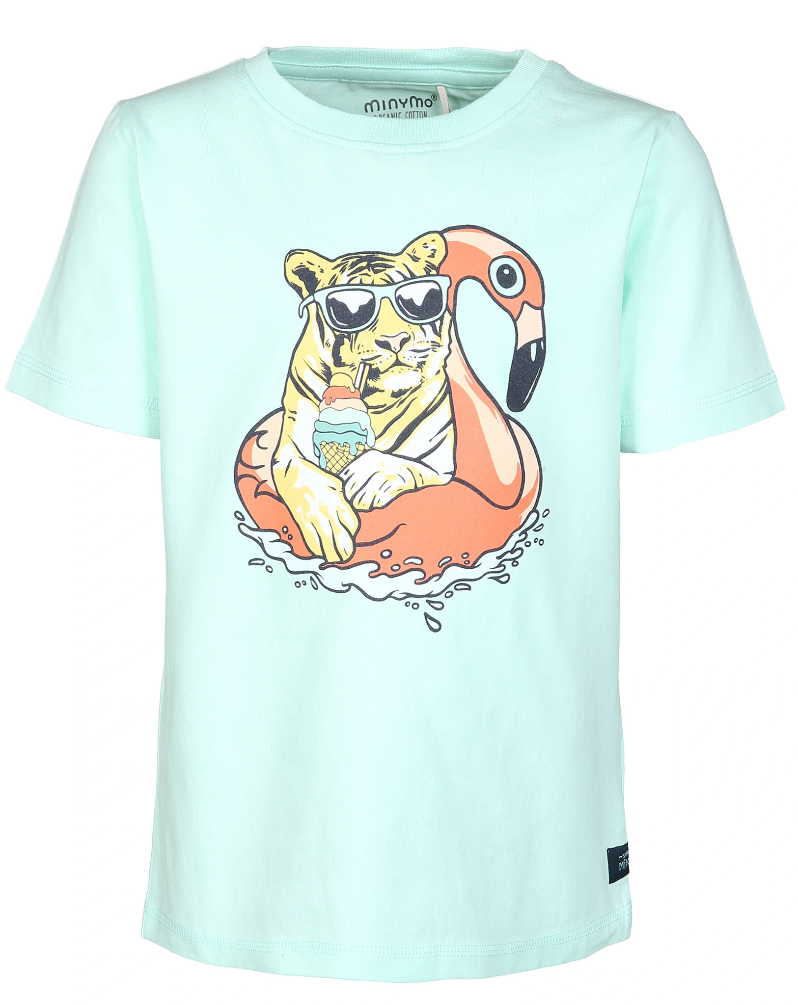 T-Shirt SUMMER TIGER in brook green