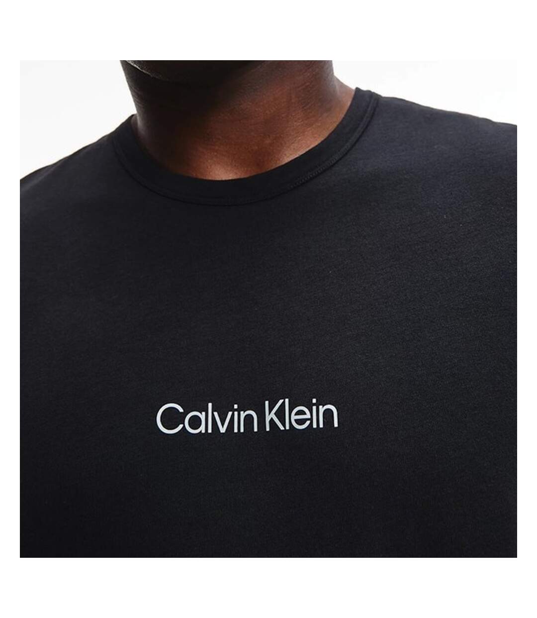 T-shirt Noir Homme Calvin Klein Jeans Crew Neck