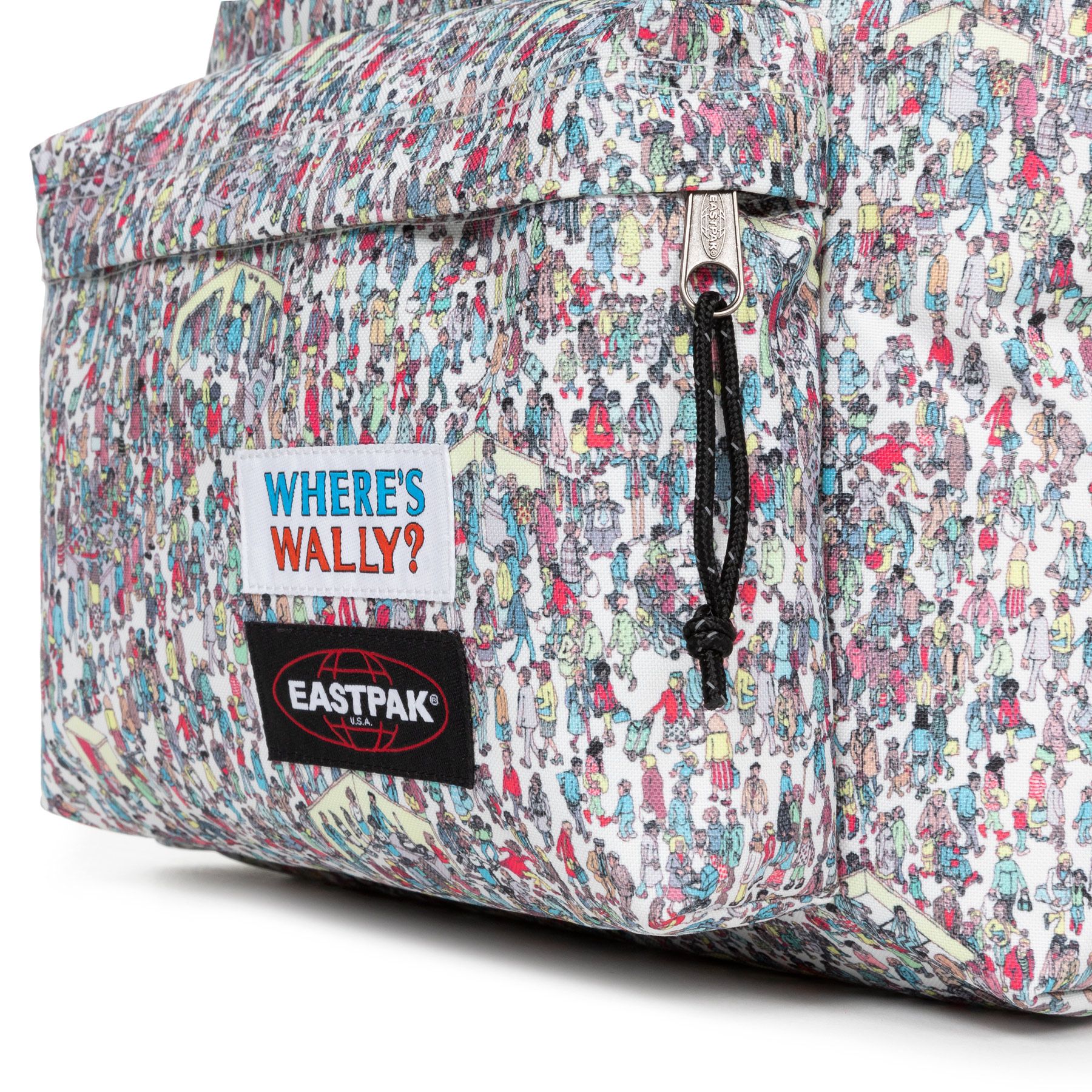 Padded Pak'r Wally Pattern White