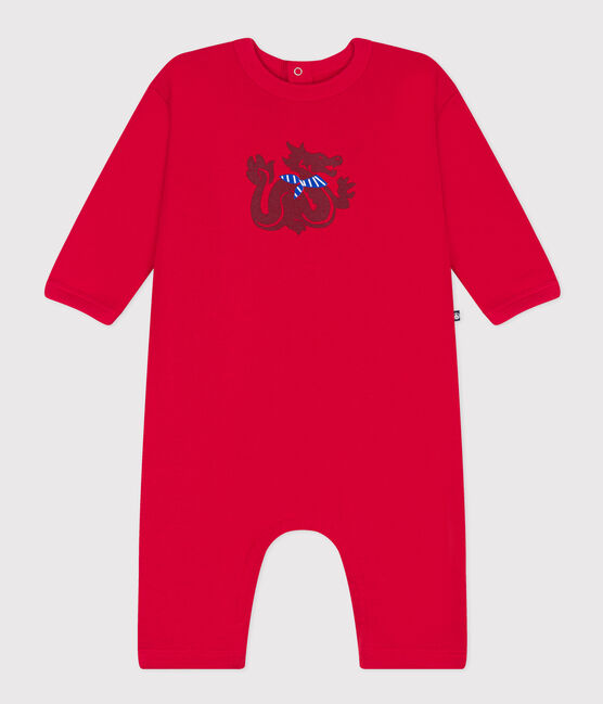 Combinaison longue en molleton bébé