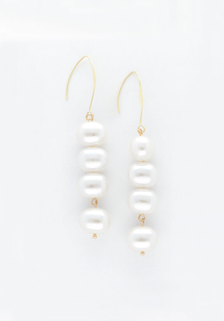 NOTRE-V gouden notre-v oorbellen earring pearls