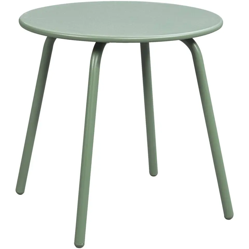 Bijzettafel Montreal - groen/metaal - 45xØ45 cm