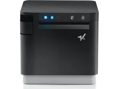 Star mC-Print3 MCP31CBI - Kvitteringsprinter - direkte termisk - Rulle (8 cm) - 203 dpi - op til 400 mm/sek. - USB-C, LAN, Bluetooth, USB vært - skærer - sort