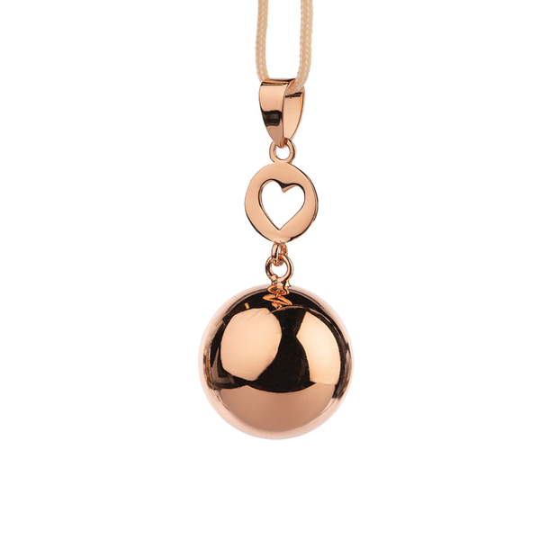Bijou de grossesse Bola Or Rose pendant Coeur - BOLA