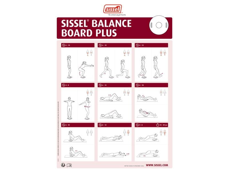 SISSEL Balance Board Plus Für Balance und propriozeptives Training